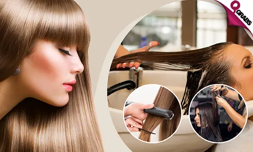 Nano Keratin Hair Straightening Treatment + Hair Trim!